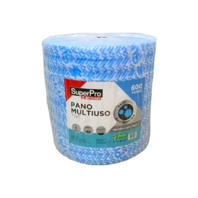 600 Pano Multiuso Antiviral Antibactericida Superpro Betanin Cor Azul