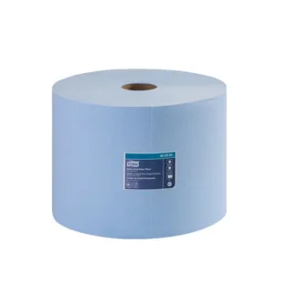 Tork Heavy Duty Paper Wiper rolo gigante Azul de 800 folhas simples