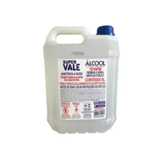 ALCOOL LIQUIDO 5LITRO 70% SUPER VALE