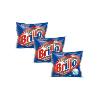 Kit 1X14X8 Esponja Palha Aco Tipo Brillo Bombril